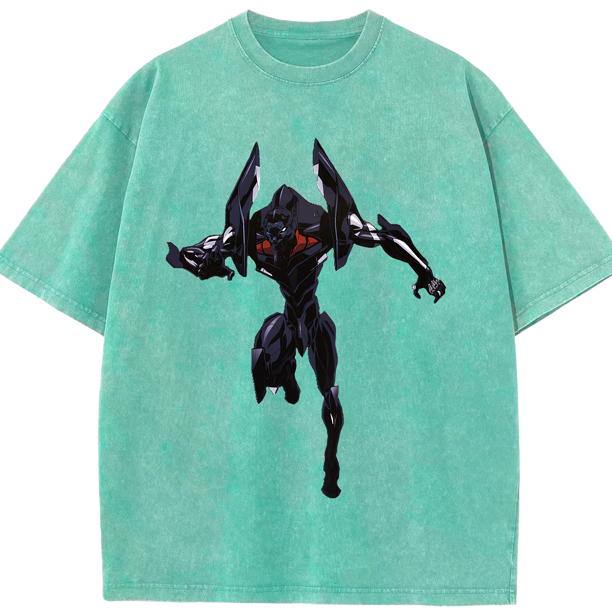 （画像用） EVA 新世紀エヴァンゲリオン 綿100% ヴィンテージ風 半袖Tシャツ（フロントプリント）
